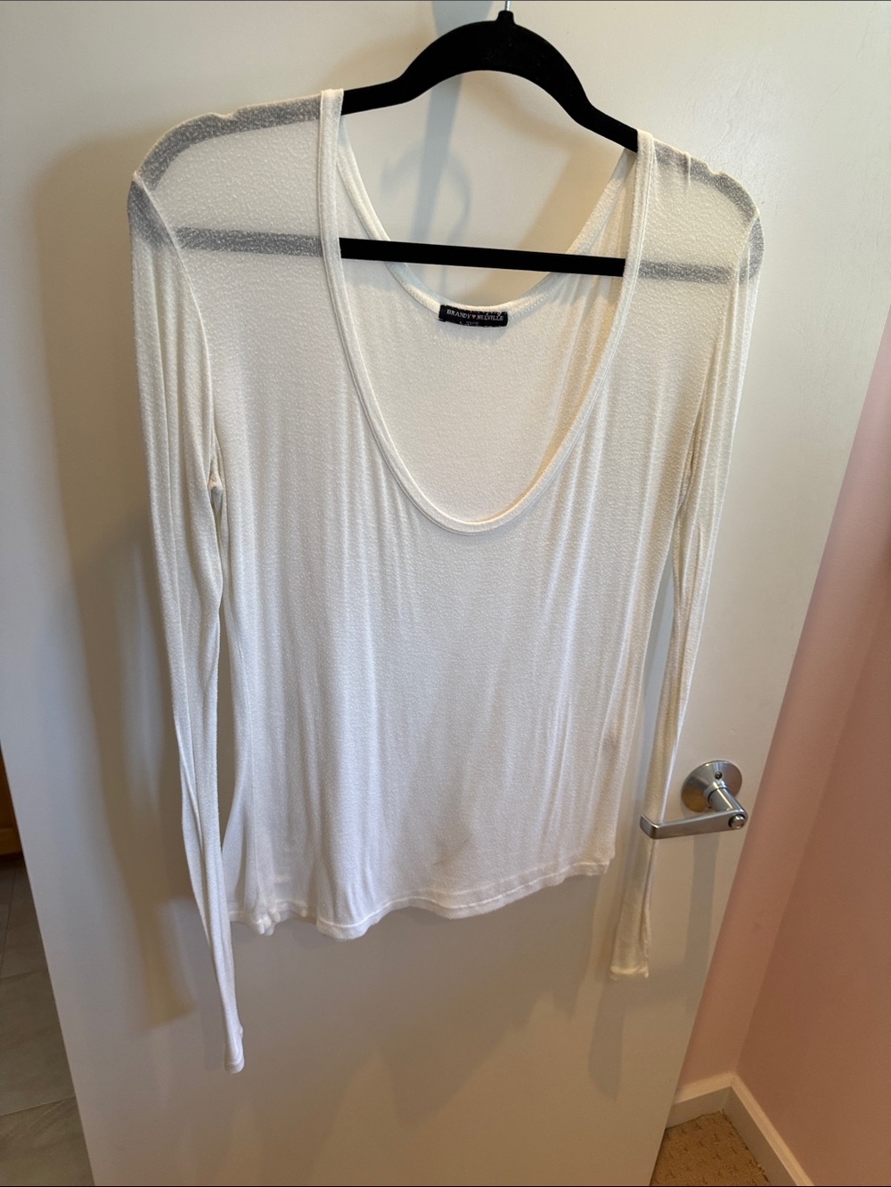 Brandy Melville White Long Sleeve